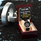To My Man – Luxury Openwork Watch | Funny & Heartfelt Gift from Wife