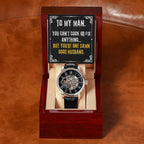 To My Man – Luxury Openwork Watch | Funny & Heartfelt Gift from Wife