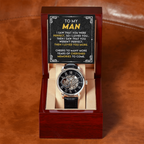 To My Man – Luxury Openwork Watch | Gift from Wife to Husband