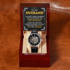 To My Husband – Luxury Openwork Watch | Heartfelt Gift from Wife