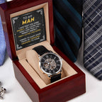 To My Man – Luxury Openwork Watch | Gift from Wife to Husband