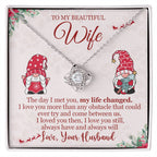 Christmas Love Knot Necklace for Wife – The Day I Met You