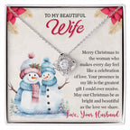 Christmas Love Knot Necklace for Wife – A Gift from Her Love