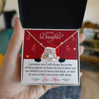 Christmas Love Knot Necklace for Daughter – A Promise from Mom