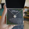 Christmas-GrandDaughter Love knot Necklace
