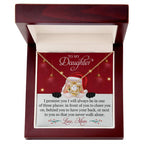 Christmas Love Knot Necklace for Daughter – A Promise from Mom