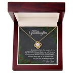 Christmas-GrandDaughter Love knot Necklace