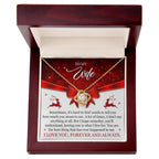Christmas Love Knot Necklace for Wife – A Gift from Her Husband