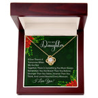 Christmas Love Knot Necklace for Daughter – Braver Than You Know