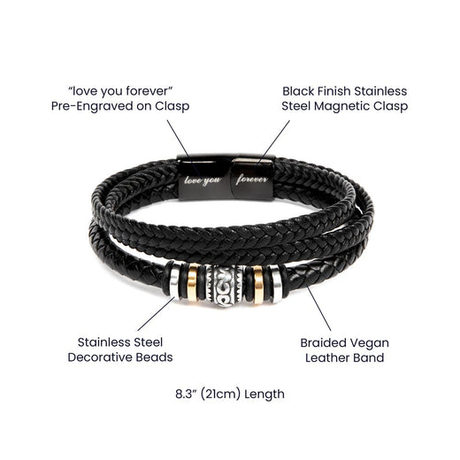 TO MY STEP DAD GIFT OF LIFE BRACELET