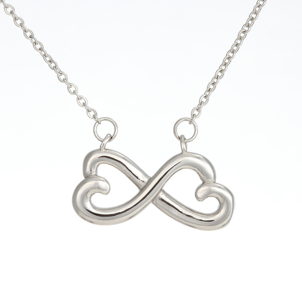 Prayer Partner Gift for Her – Personalized Sister in Christ Infinity Necklace – Christian Friend Gift