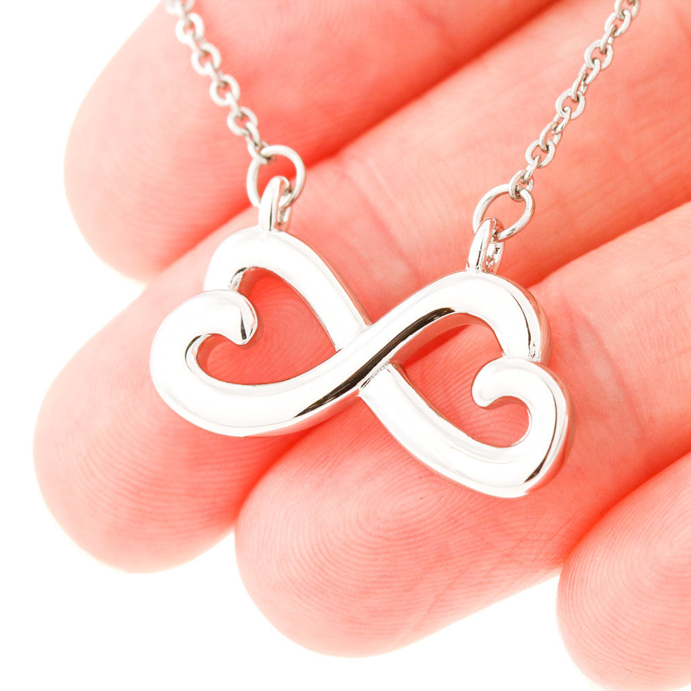 Personalized Un-Biological Sister Infinity Necklace – Christian Best Friend Gift