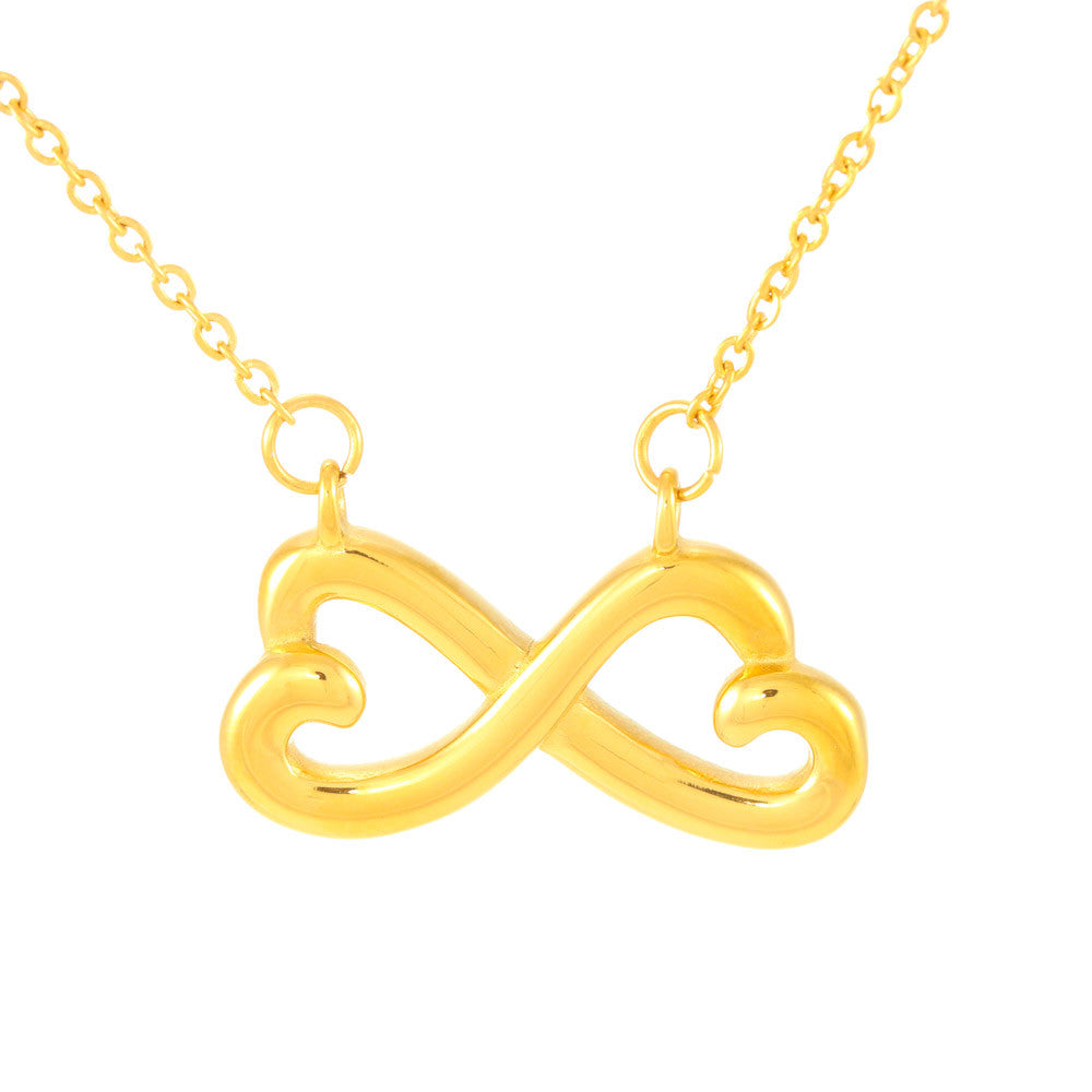 Prayer Partner Gift for Her – Personalized Sister in Christ Infinity Necklace – Christian Friend Gift