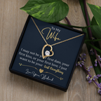 To My Wife Forever Love Necklace | I Want to Be Your Last Everything | From Husband