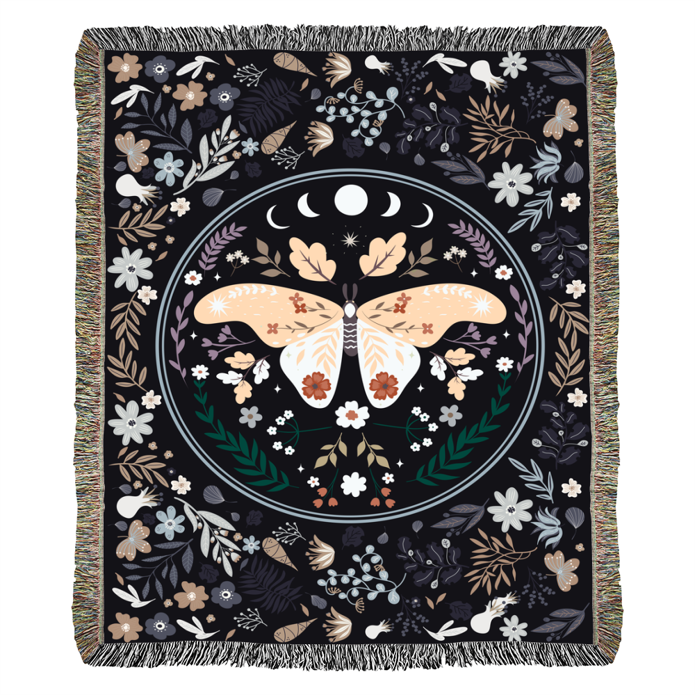 Bohemian Butterfly - Woven Blanket