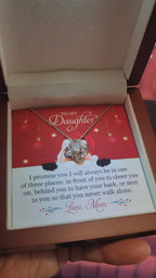 Christmas Love Knot Necklace for Daughter – A Promise from Mom